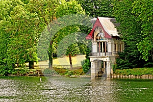 Olivet; France - july 13 2020 : Loiret banks