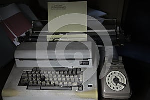 Olivetti & Old telephone