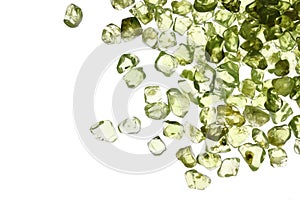 Olivine jewels heap up texture