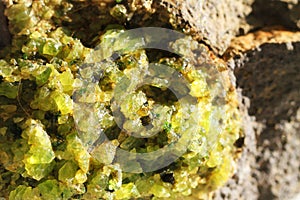 olivine mineral texture img