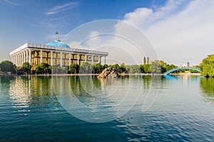 Oliy Majlis parliament building in Tashkent, Uzbekist