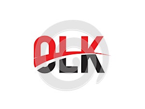 OLK Letter Initial Logo Design Vector Illustration