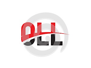 OLL Letter Initial Logo Design Vector Illustration