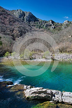 Olla San Vicente, Dobra River, Cangas de Onís, Asturias, Spain