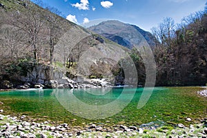 Olla San Vicente, Dobra River, Cangas de Onís, Asturias, Spain