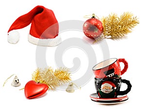 ÃÂ¡ollage hat Santa cristmas embellishment photo