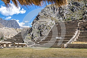 Ollantaytambo Inca ruins and Terraces - Ollantaytambo, Sacred Valley, Peru