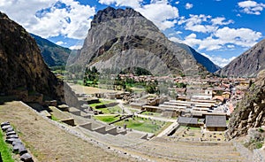 Ollantaytambo Incan Ruins, Sacred Valley Peru