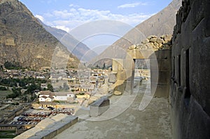 Ollantaytambo - Typical Inca Doorway photo