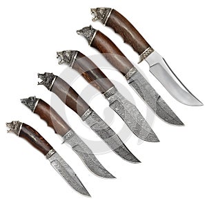Ð¡ollection of hunting knives