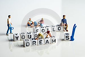 ollow your dreams concept, living a meaningful life