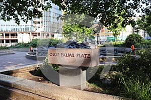 Olof Palme Platz in Berlin