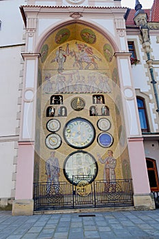 The Olomouc Astronomical Clock Town Hall Olomouc Czech Republic