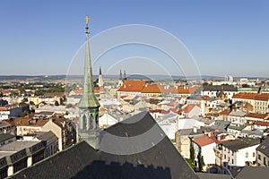 Olomouc city from the top of the church