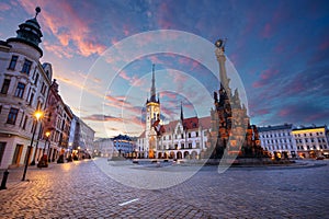 Olomouc, Czech Republic at sunrise.