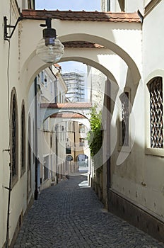 Olomouc Narrow Old Town Street