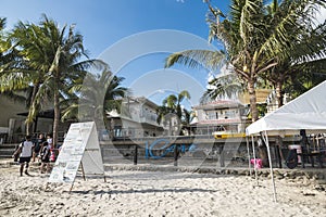 Olongapo, Zambales, Philippines - A resort building at Barretto beach