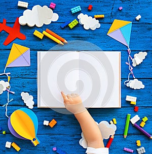 Ð¡olourful creative children`s background