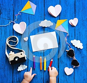 Ð¡olourful creative children`s background