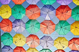 Ð¡olourful umbrellas background