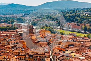 Oltrarno and Porta San Niccolo in Florence, Italy