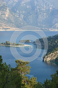 Oludeniz bay - popular Turkish resort