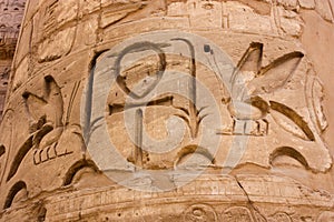 Ð¡olumn in Karnak Temple, Luxor, Egypt