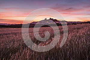 Olvera panorama at sunset