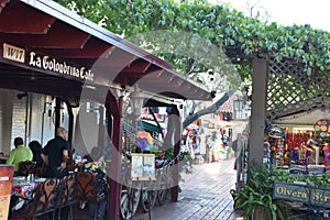 Olvera Street in Los Angeles, California