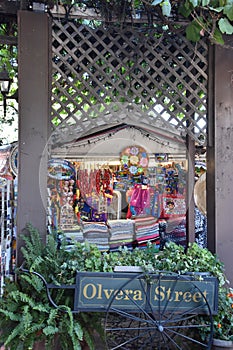 Olvera Street in Los Angeles, California