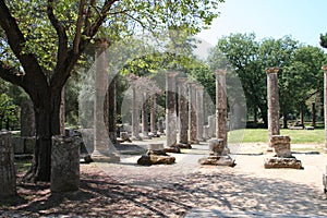 Olympia, Greece: Ruins and Columns