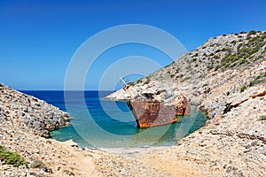 Olympia shipwreck of Amorgos, Greece