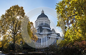 Washington State Capitol in the Fall