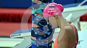 Olympian and world champion swimmer Yulia YEFIMOVA RUS