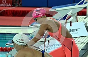 Olympian and world champion swimmer Yulia YEFIMOVA RUS