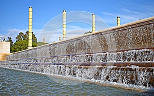 Olympic area of montjuic Barcelona