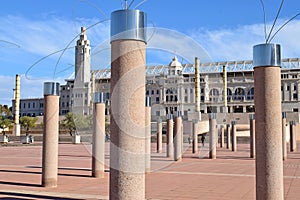 Olympic area of montjuic Barcelona