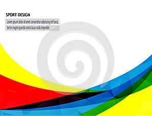 Abstract multicolored background. Vector graphics for design. Waves, texture.