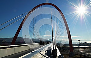 Olympic bridge, Turin, Italy