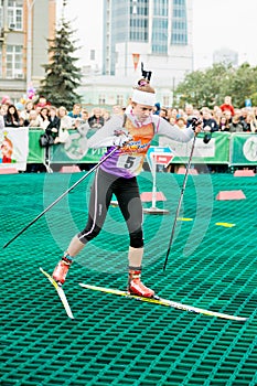 Olympic champion Svetlana Sleptsova
