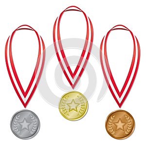 Olympic Medals - Star & Laurels