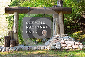 Olympic National Park Sign