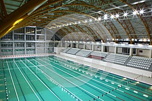 Olympic sized swimming pool photo