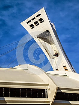 The Olympic Stadium mast