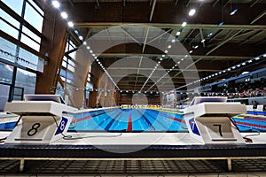 Olympic swimming pool detail