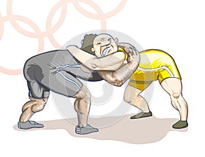 Olympic toons - Greco-Roman