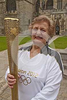 Olympic Torchbearers Yvonne Budd