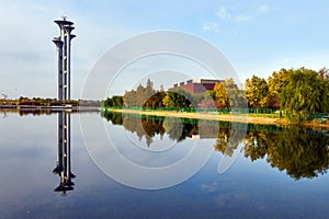Olympic tower in beijing olympic park