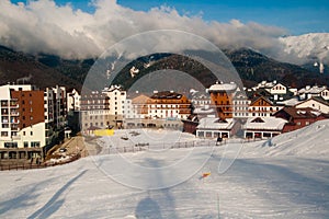 Olympic Village in the mountain cluster in the Olympics, Sochi