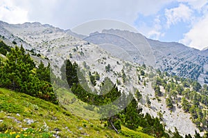 Olympus mountain range.